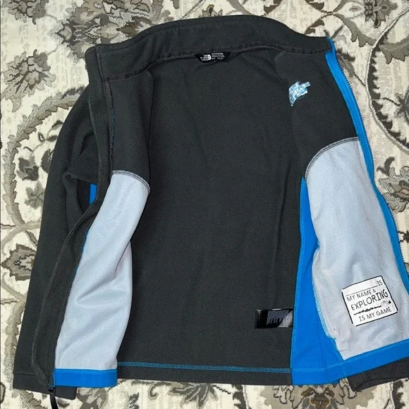 The North Face Black and Bright Blue Jacket - Picture 4 of 5